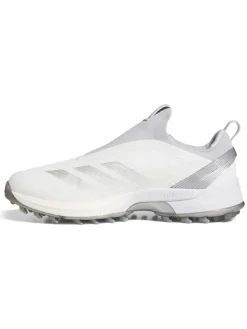 Adidas Adizero ZG BOA Spikeless Golf Shoes - Ftwr White/Silver Met./Solid Grey
