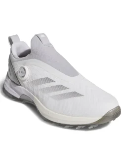 Adidas Adizero ZG BOA Spikeless Golf Shoes - Ftwr White/Silver Met./Solid Grey