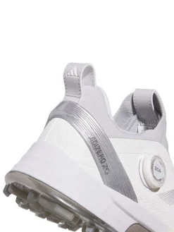 Adidas Adizero ZG BOA Spikeless Golf Shoes - Ftwr White/Silver Met./Solid Grey