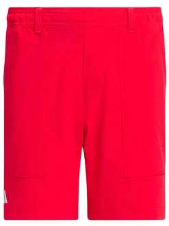 Kids Adidas Boys Aeroready Graphic Short - Pure Ruby