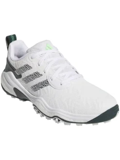 Adidas Codechaos 25 Spikeless Golf Shoes - Ftwr White/Aurora Ivy/Lime Burst