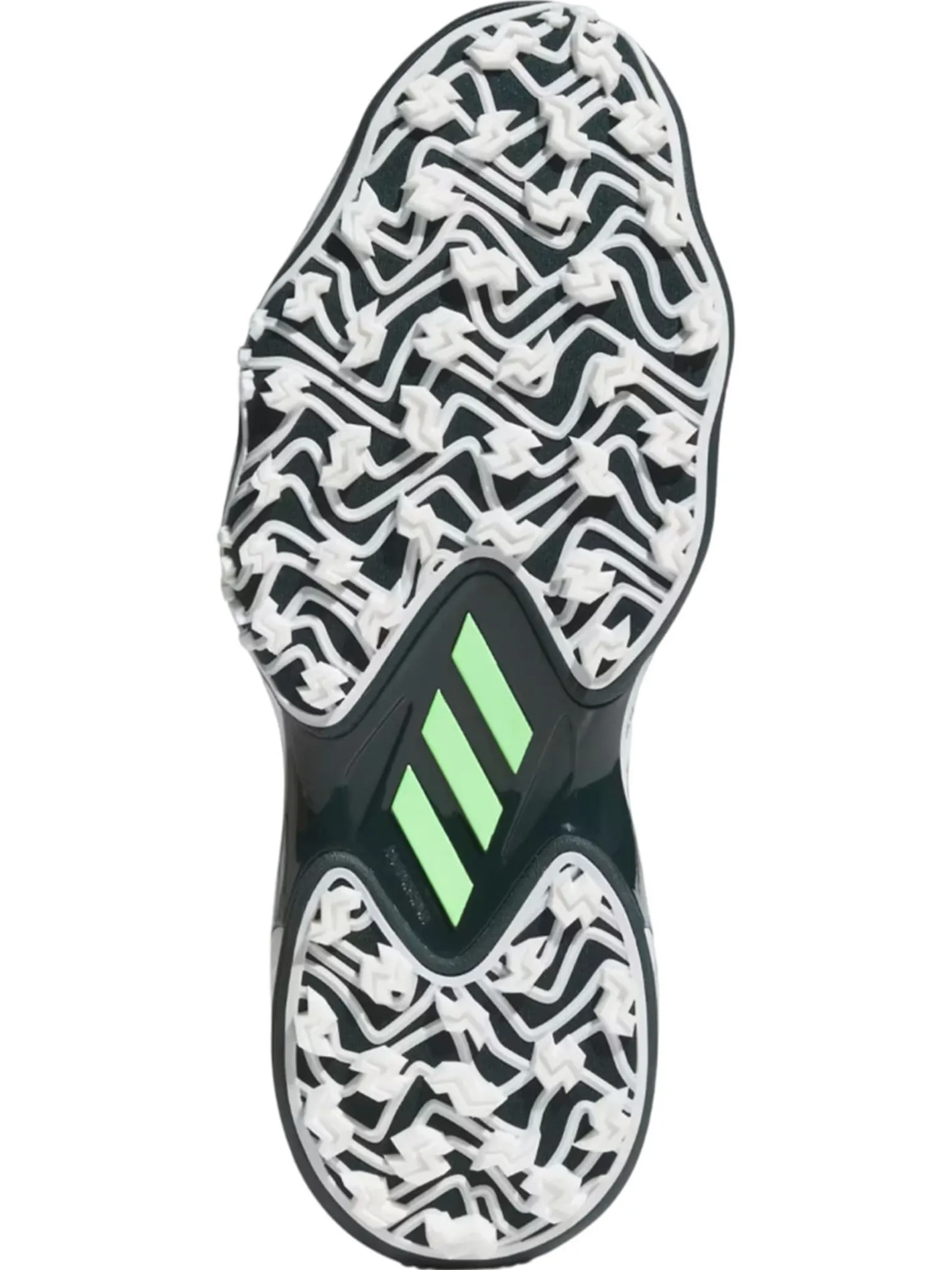 Adidas Codechaos 25 Spikeless Golf Shoes - Ftwr White/Aurora Ivy/Lime Burst