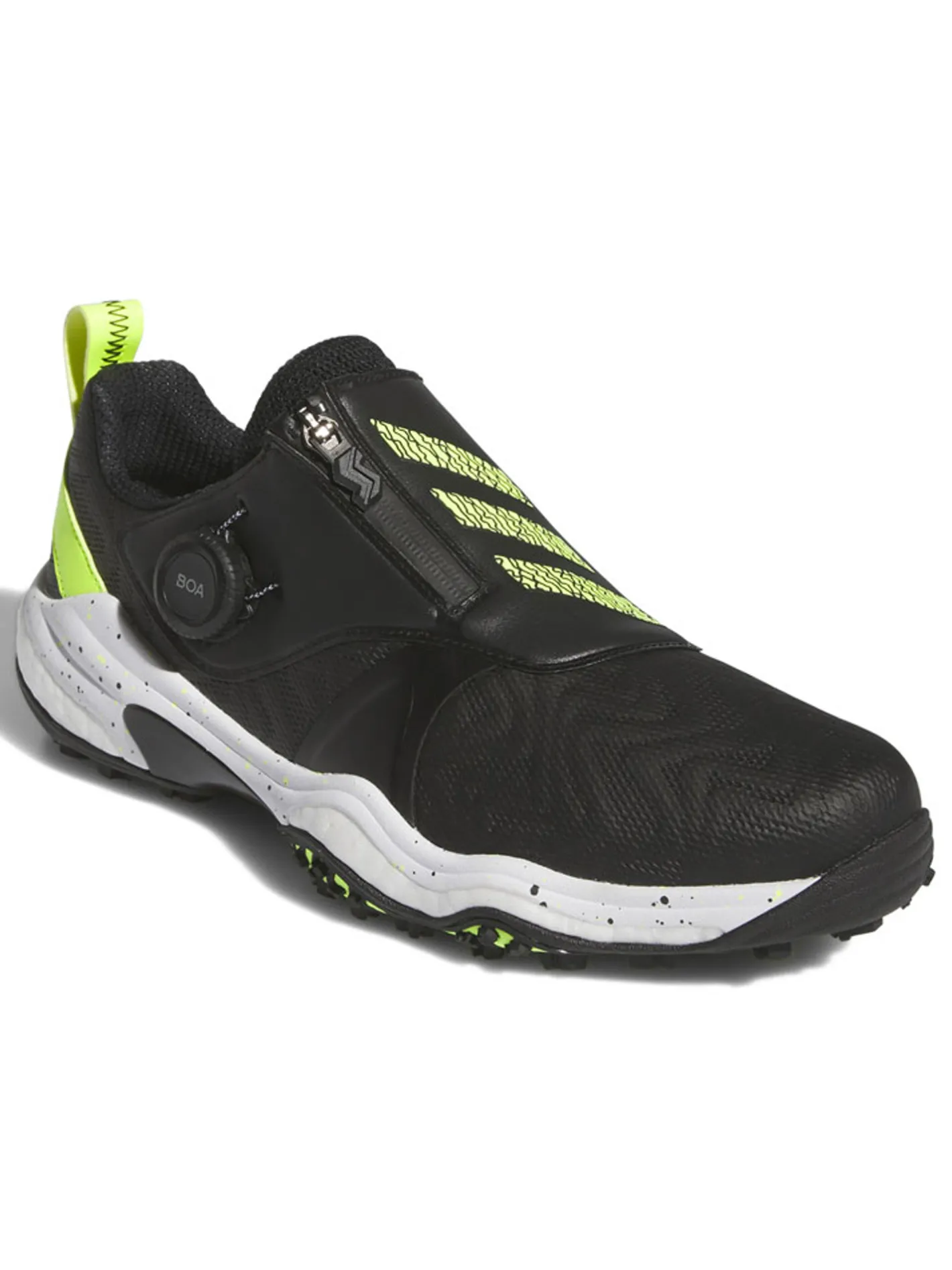Adidas Codechaos BOA 25 Spikeless Golf Shoes - Core Black/Lucid Lemon/Ftwr White
