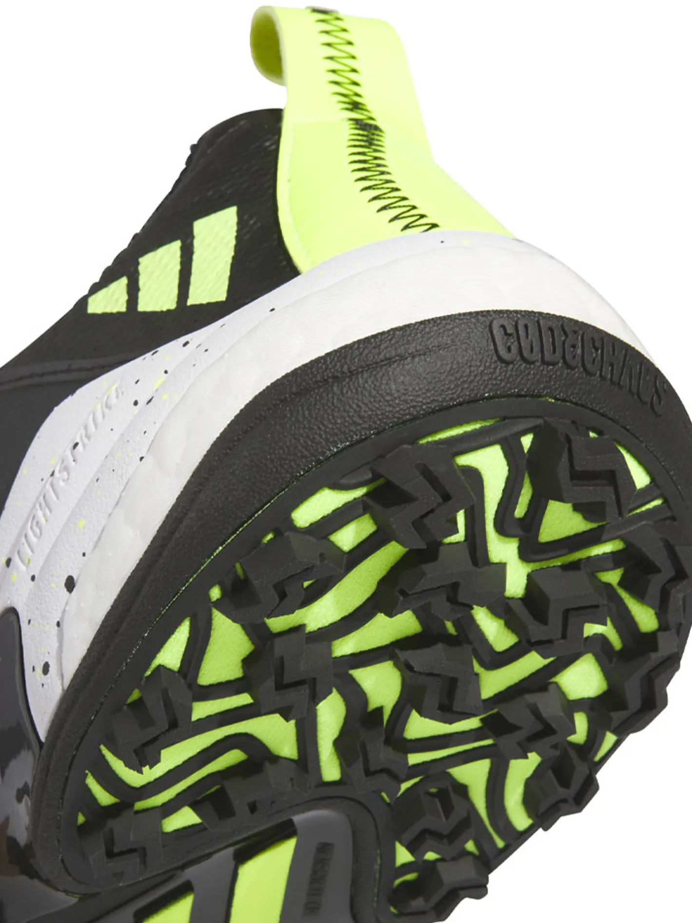 Adidas Codechaos BOA 25 Spikeless Golf Shoes - Core Black/Lucid Lemon/Ftwr White
