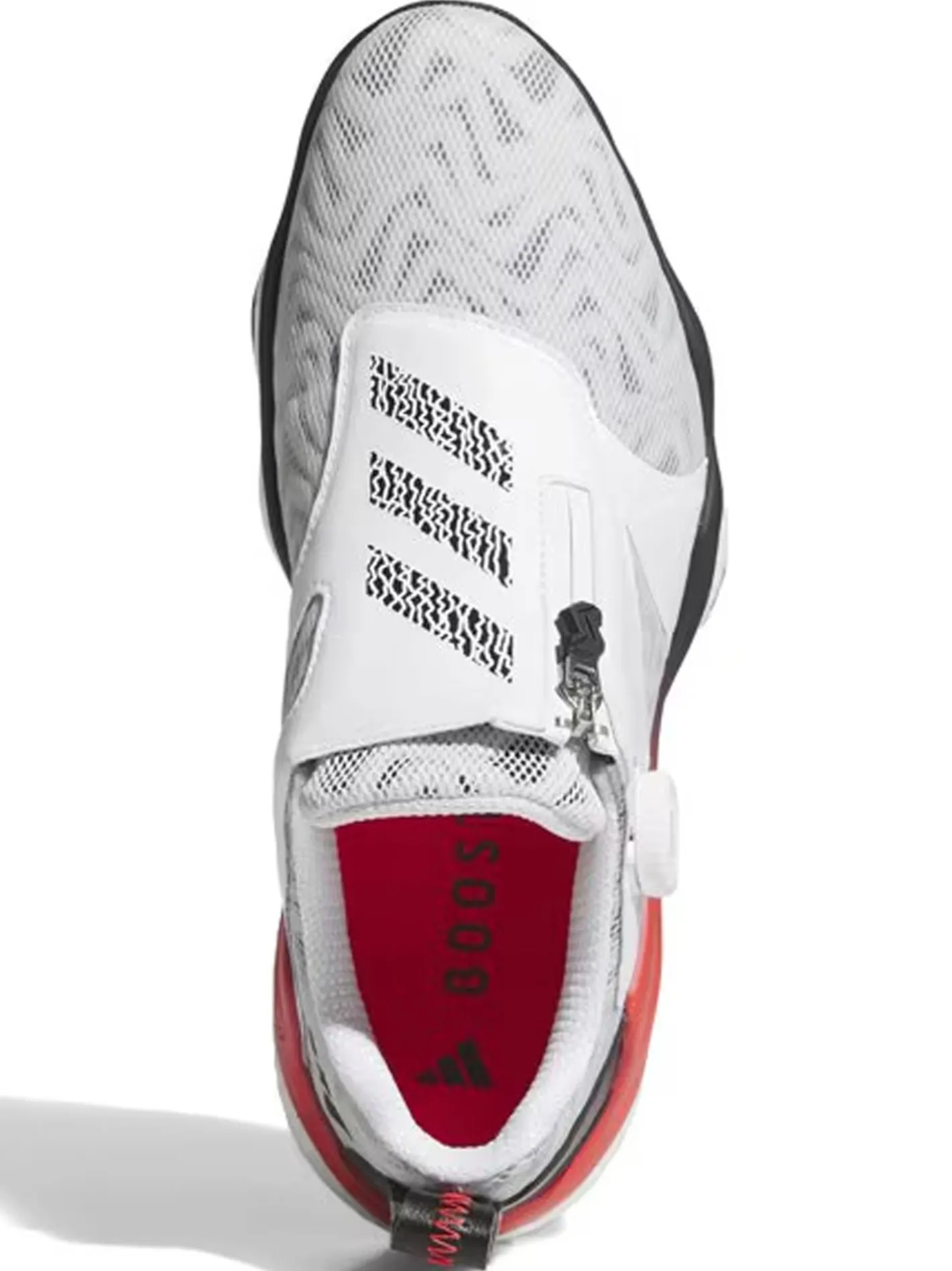 Adidas Codechaos BOA 25 Spikeless Golf Shoes - Cloud White/Core Black/Lucid Red