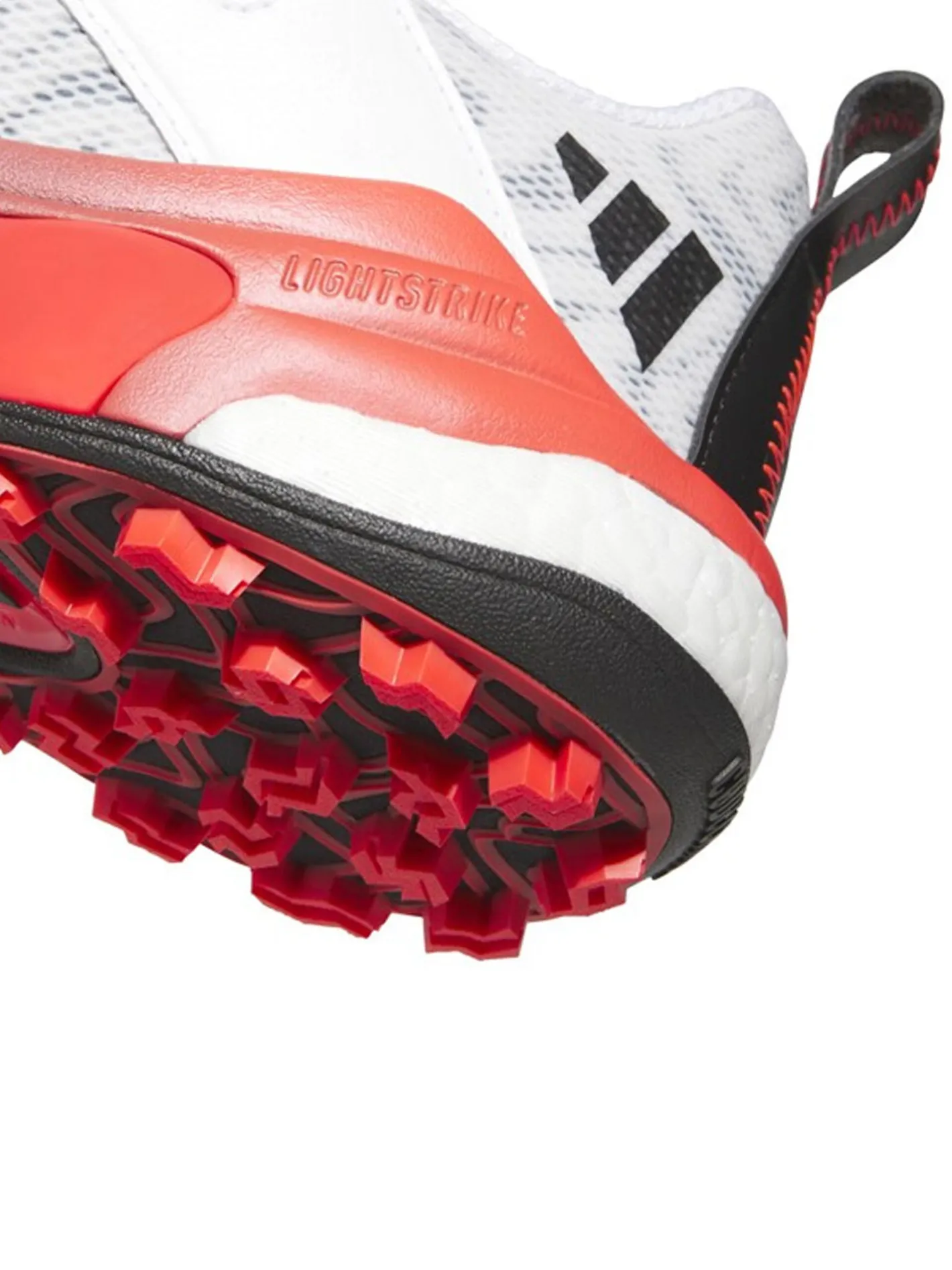 Adidas Codechaos BOA 25 Spikeless Golf Shoes - Cloud White/Core Black/Lucid Red