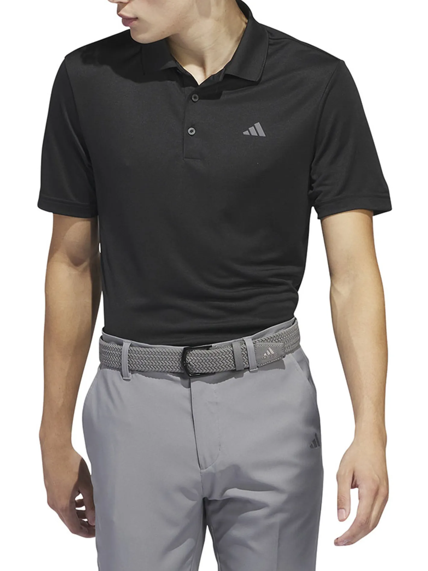 Adidas Core Performance PrimeGreen Polo Shirt - Black