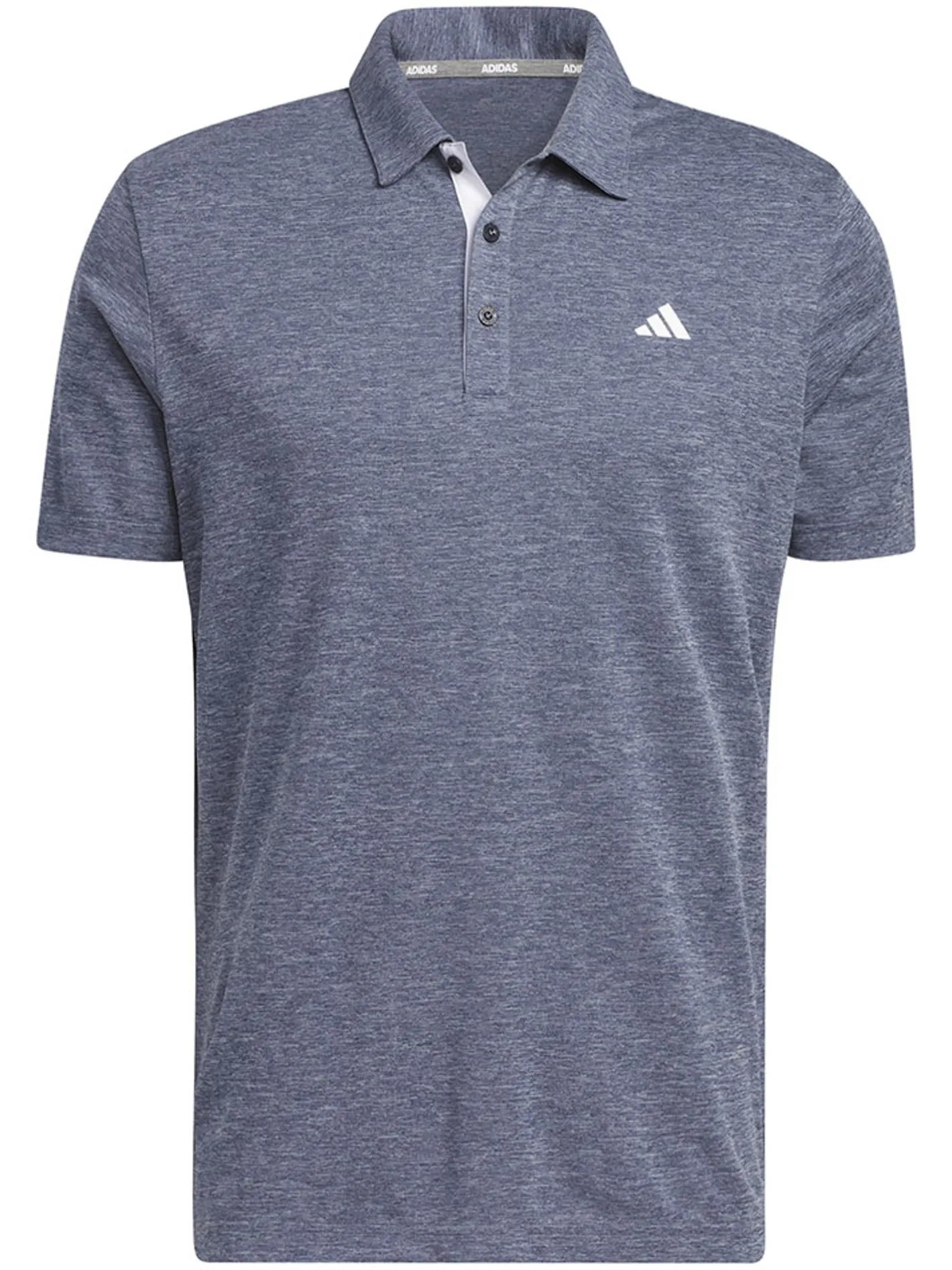 Adidas Drive Heather Polo Shirt - Collegiate Navy Mel.