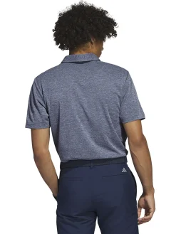 Adidas Drive Heather Polo Shirt - Collegiate Navy Mel.