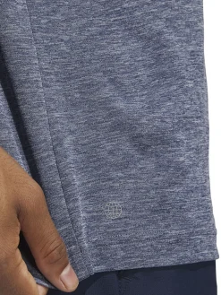 Adidas Drive Heather Polo Shirt - Collegiate Navy Mel.