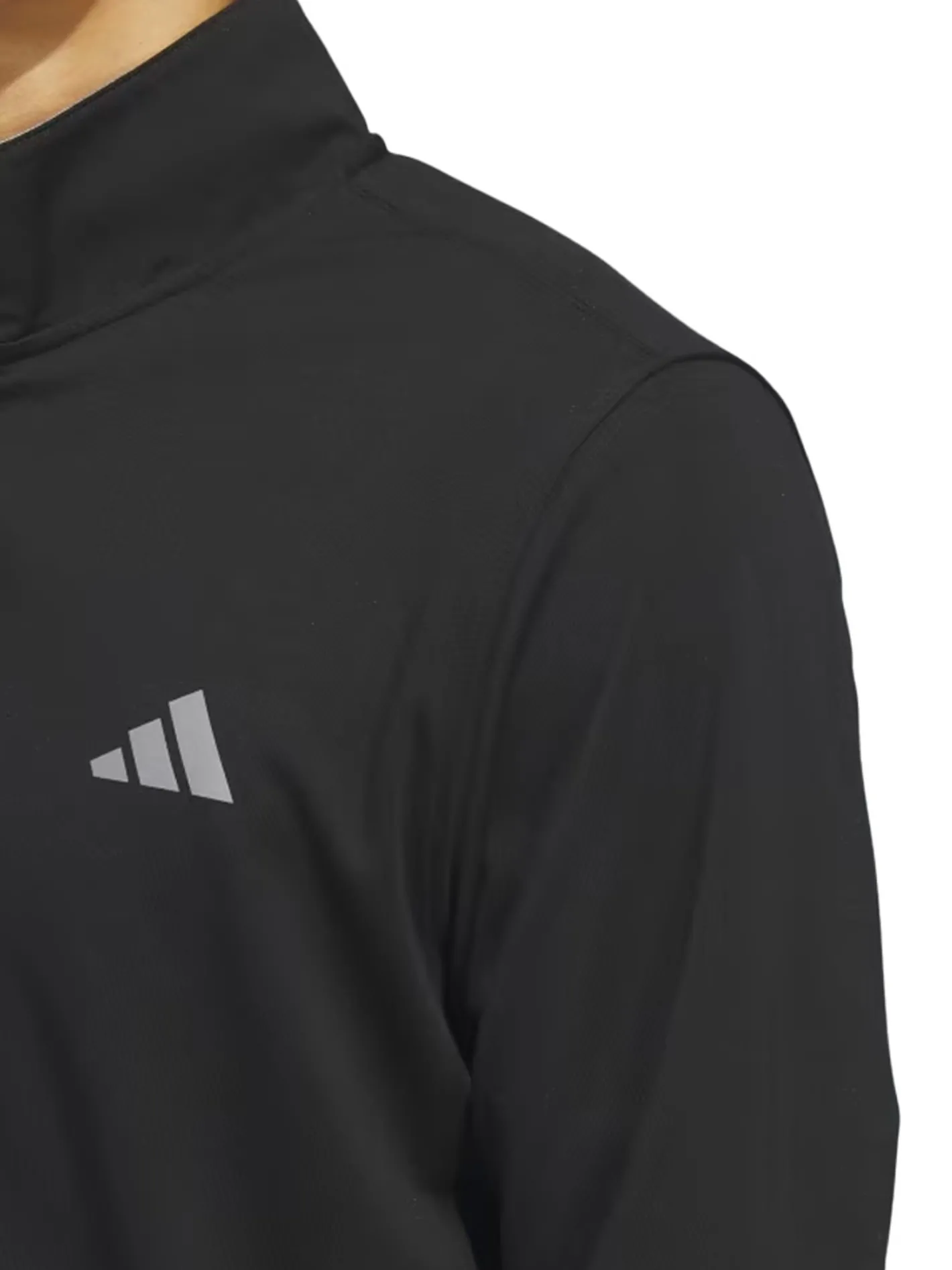 Adidas Elevated 1/4-Zip Pullover - Black