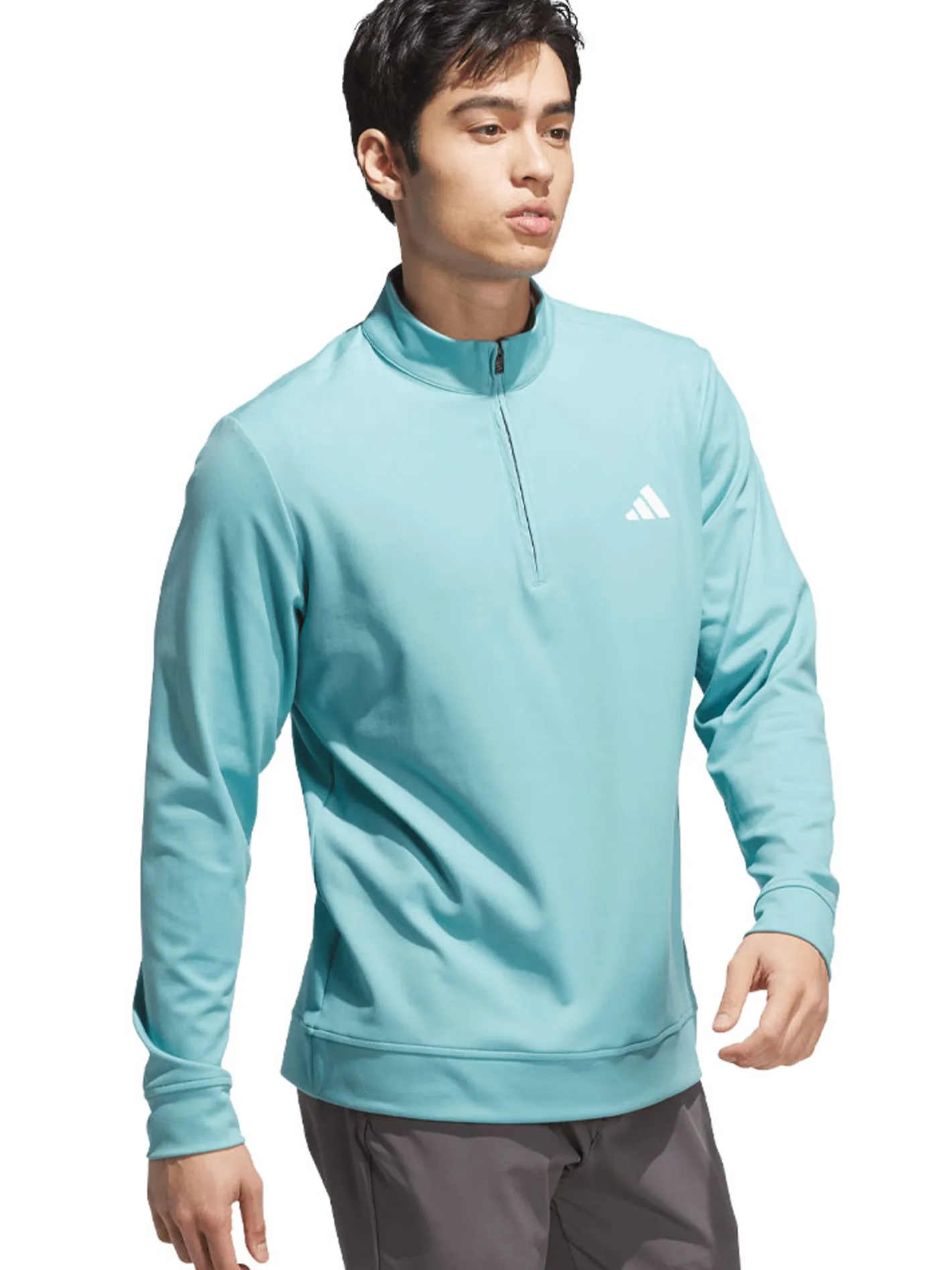 Adidas Golf Ultimate365 Classic Quarter-Zip - Mint Tone