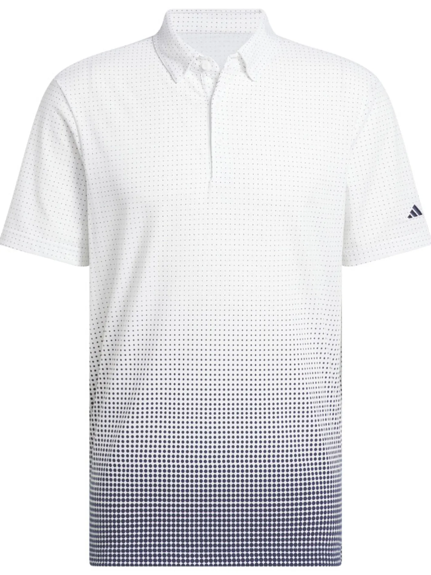 Adidas Go-to Rise Print Polo Shirt - White