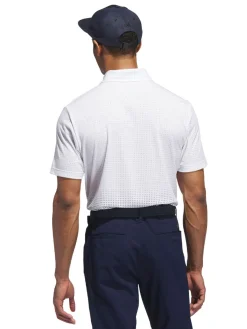 Adidas Go-to Rise Print Polo Shirt - White