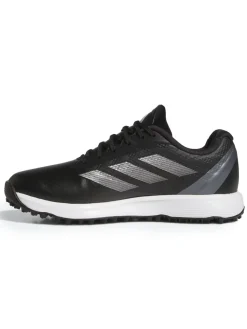Adidas Juniors Adizero ZG Spikeless Golf Shoes - Core Black/Silver Met.