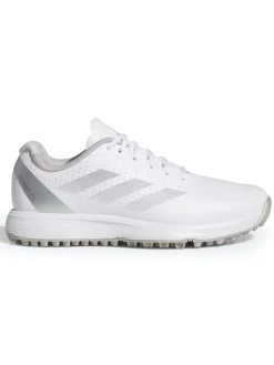 Adidas Juniors Adizero ZG Spikeless Golf Shoes - Ftwr White/Silver Met.
