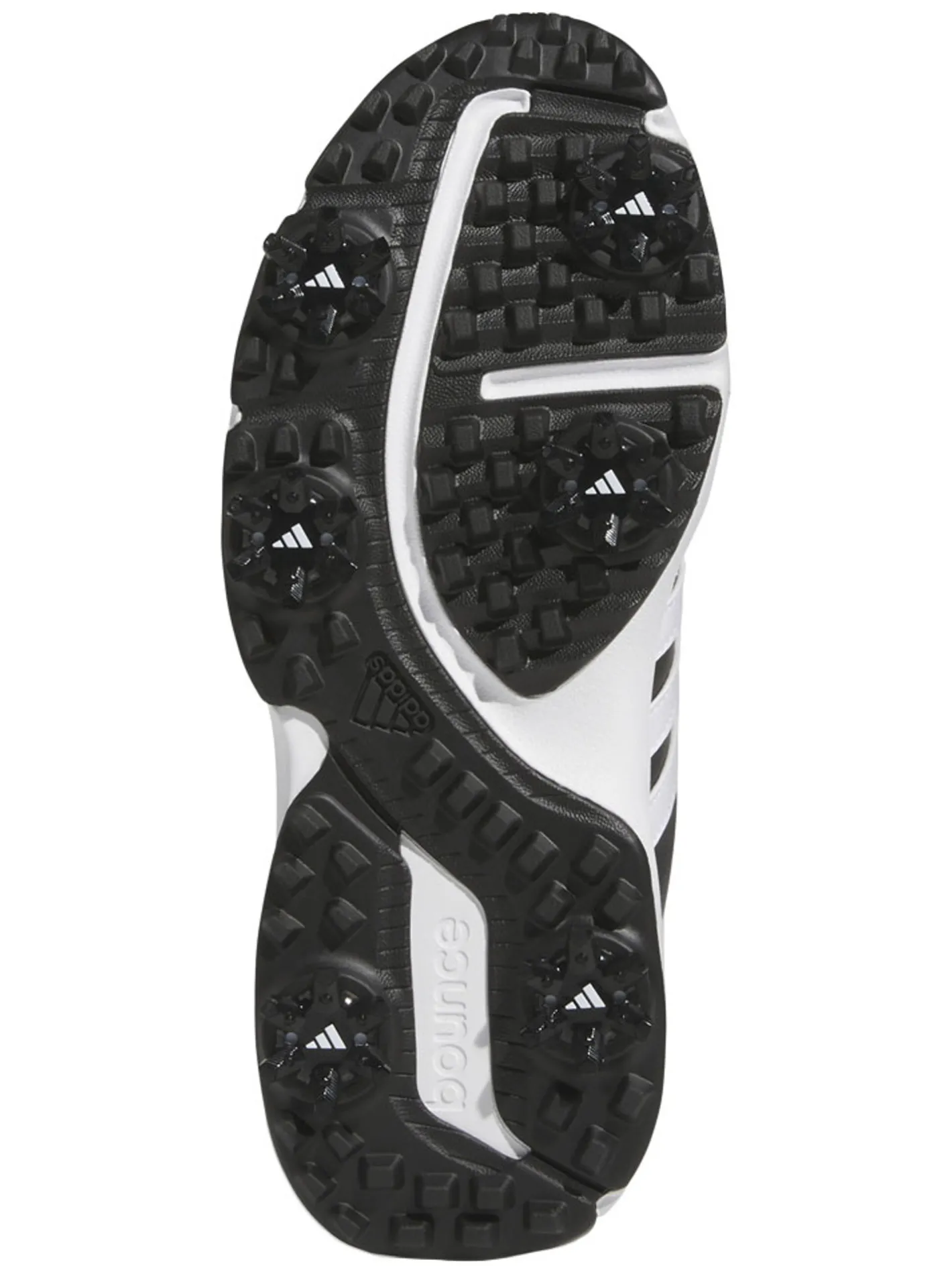Adidas Juniors Tour360 24 BOA Golf Shoes - Core Black/Ftwr White/Iron Met.