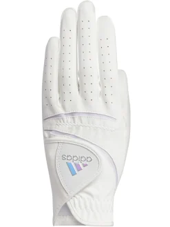 Women Adidas L&C Womens Golf Glove Pair White