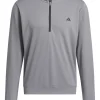 Adidas Lightweight Half-Zip Pullover - Grey Three