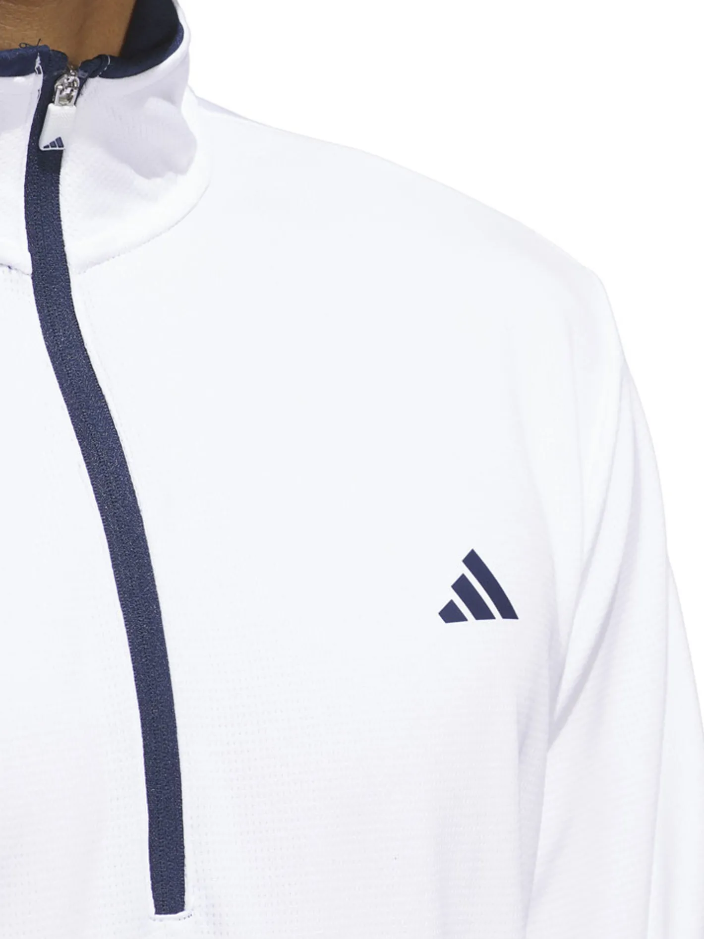 Adidas Lightweight Half-Zip Pullover - White