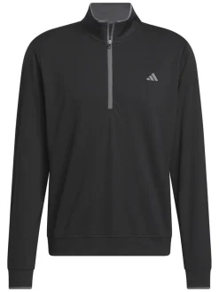 Adidas Lightweight Half-Zip Pullover - Black