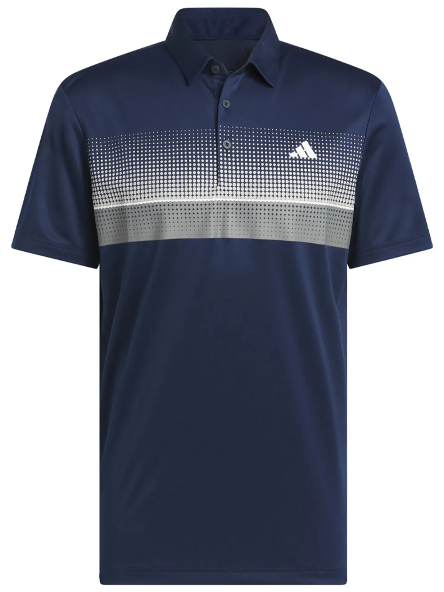 Adidas Performance Allover Print Polo Shirt - Collegiate Navy