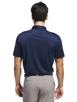 Adidas Performance Allover Print Polo Shirt - Collegiate Navy