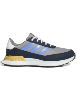 Adidas S2G Spikeless 24 Golf Shoes (Wide Fit) - Grey/Cobalt Blue/Aurora Ink