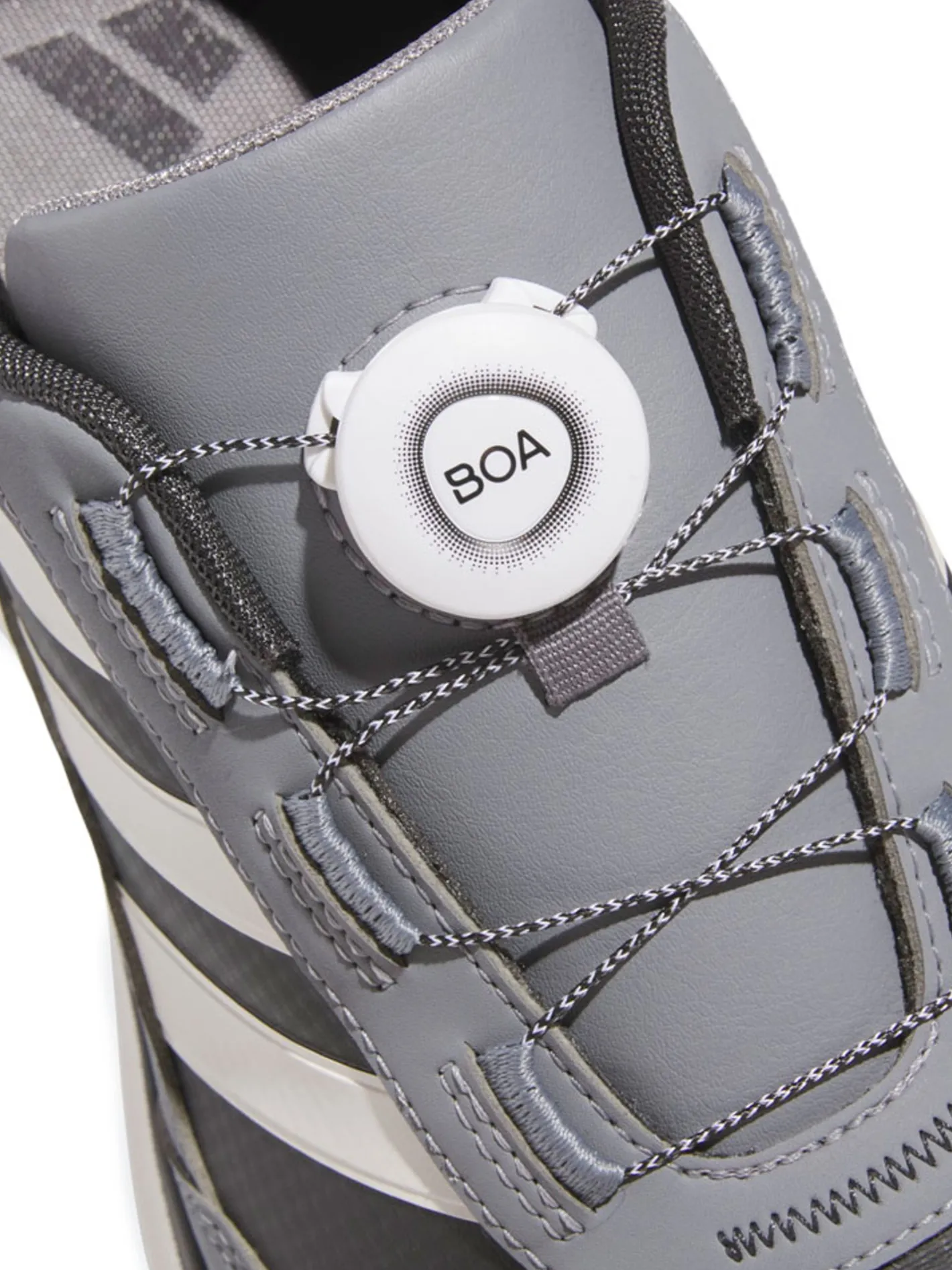 Adidas S2G Spikeless BOA Golf Shoes - Carbon/Chalk White/Grey Three