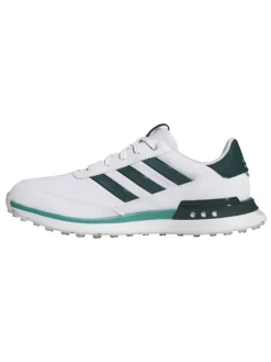 Adidas S2G Spikeless Golf Shoes - Ftwr White/Aurora Ivy/Preloved Teal