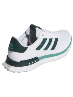 Adidas S2G Spikeless Golf Shoes - Ftwr White/Aurora Ivy/Preloved Teal