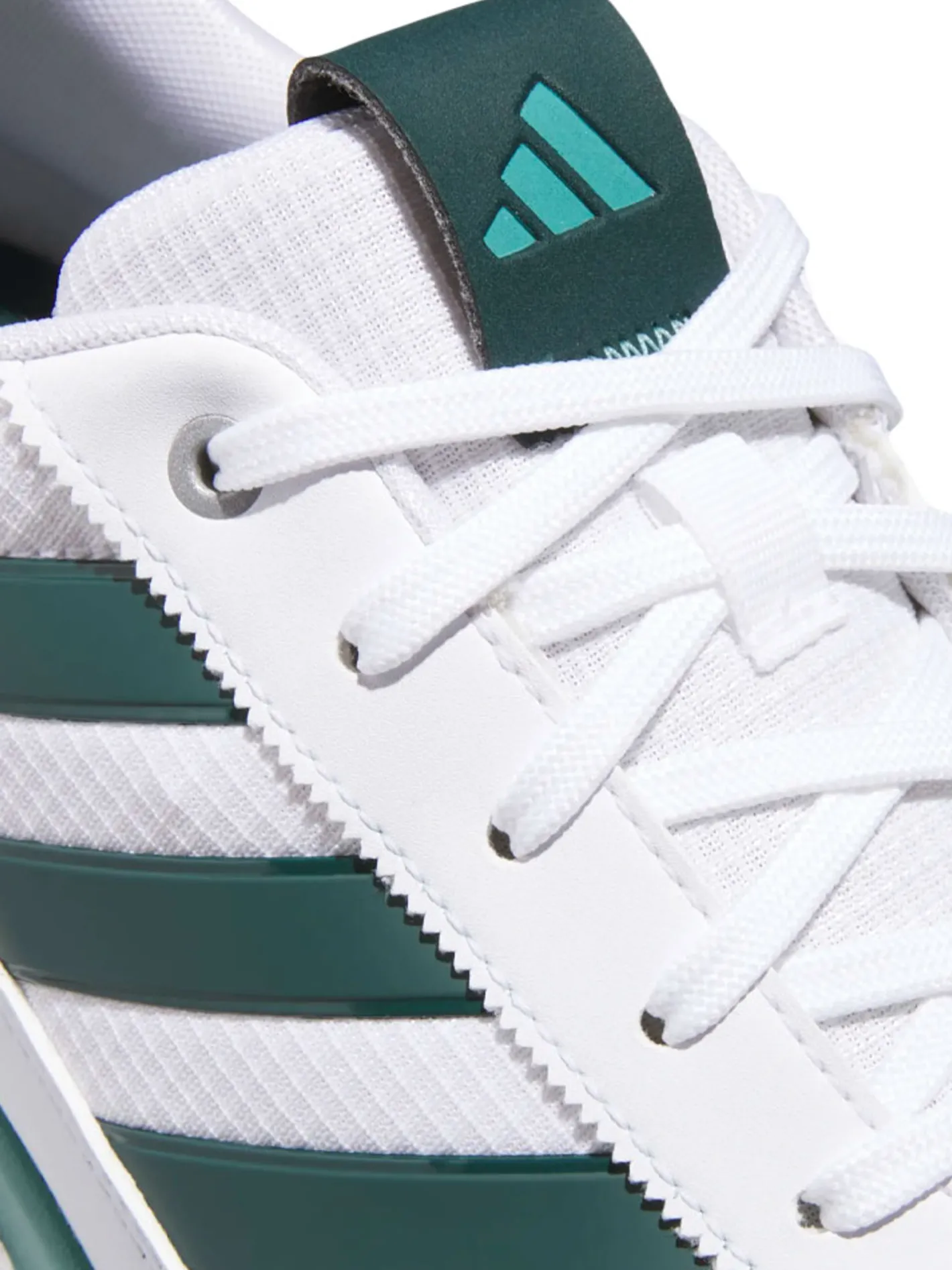 Adidas S2G Spikeless Golf Shoes - Ftwr White/Aurora Ivy/Preloved Teal