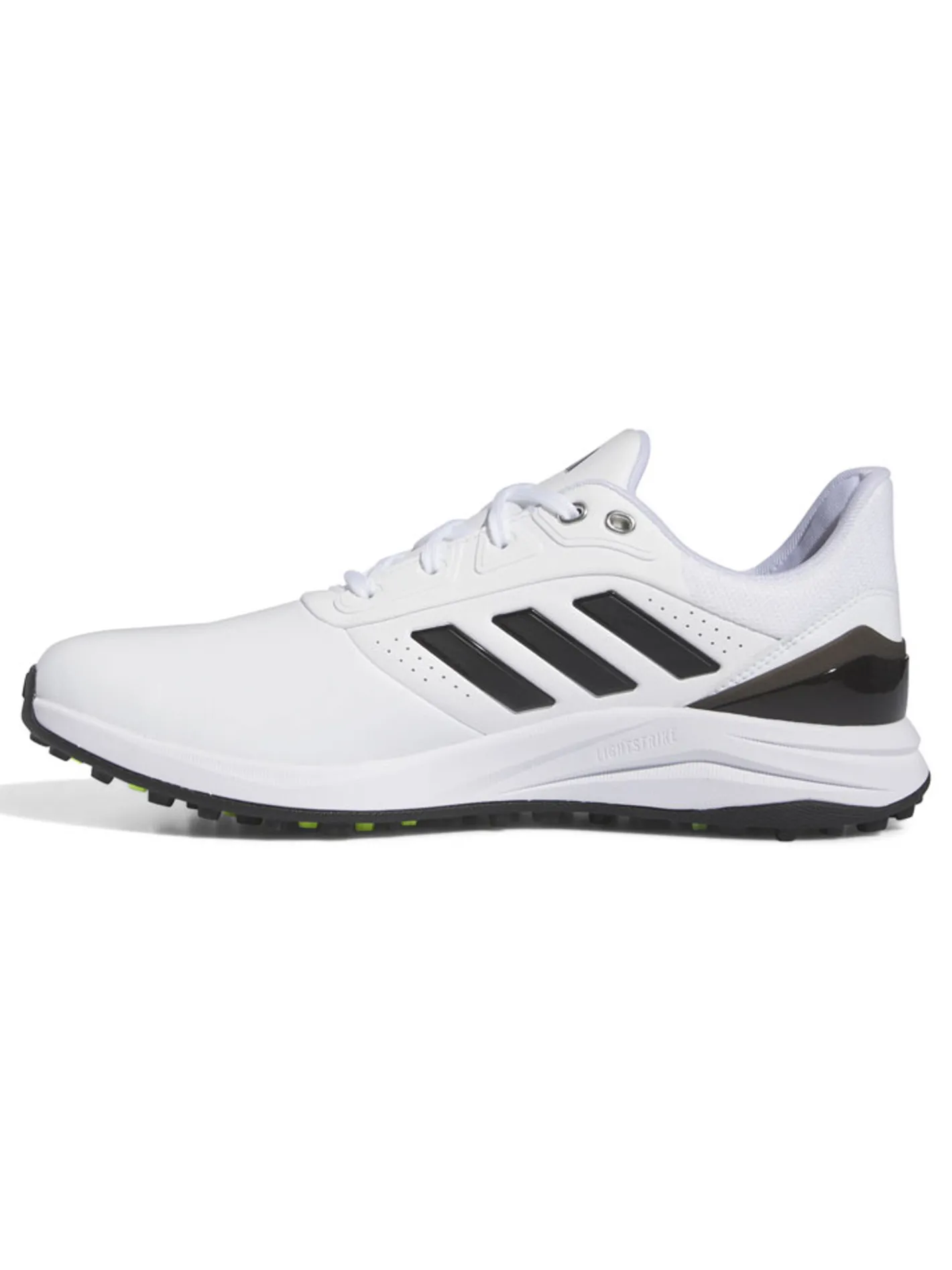 Adidas Solarmotion 24 Spikeless Golf Shoes (Wide Fit) - White/Black/Green