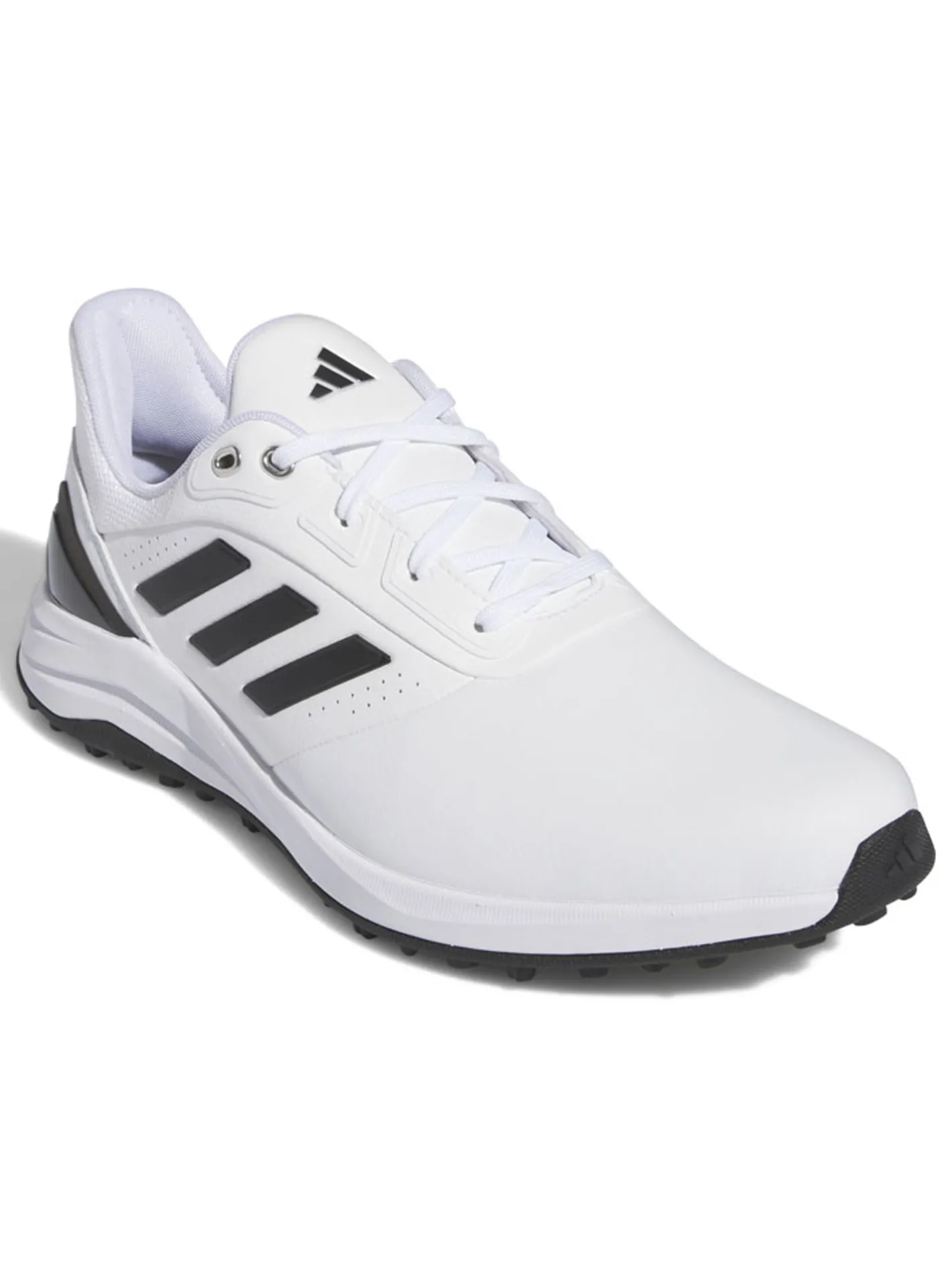 Adidas Solarmotion 24 Spikeless Golf Shoes (Wide Fit) - White/Black/Green