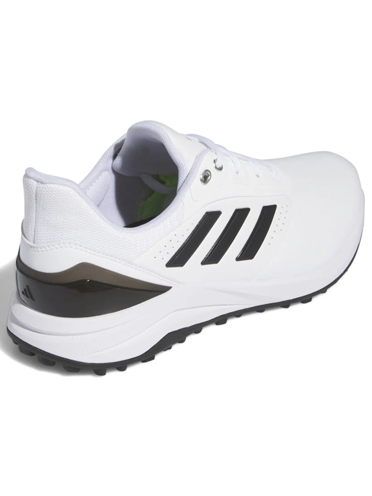 Adidas Solarmotion 24 Spikeless Golf Shoes (Wide Fit) - White/Black/Green