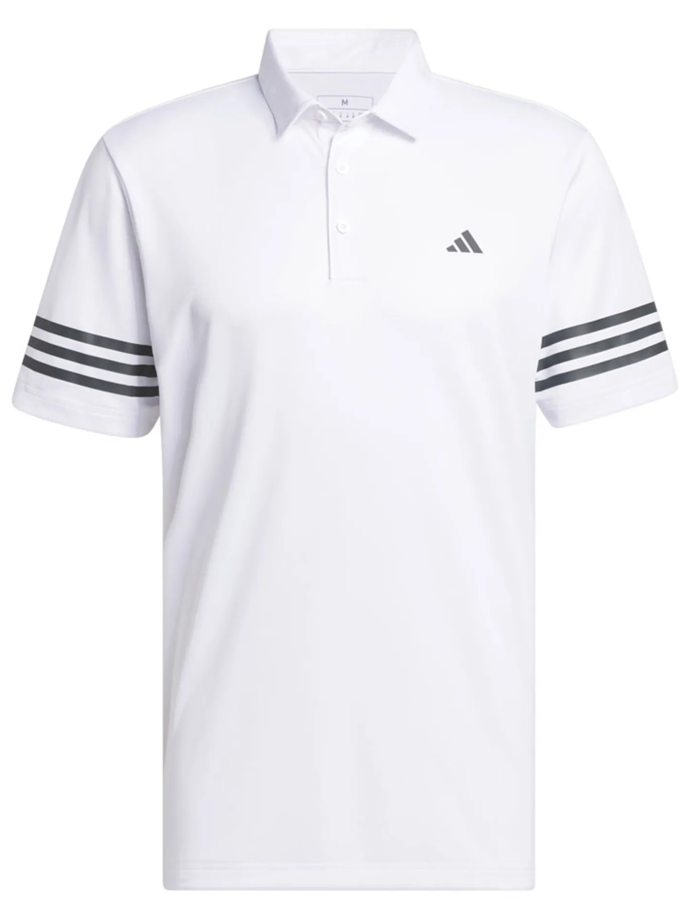 Adidas 3-Stripes Polo Shirt - White