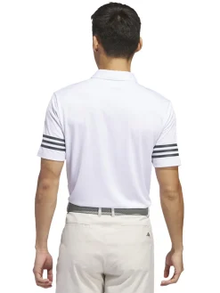 Adidas 3-Stripes Polo Shirt - White