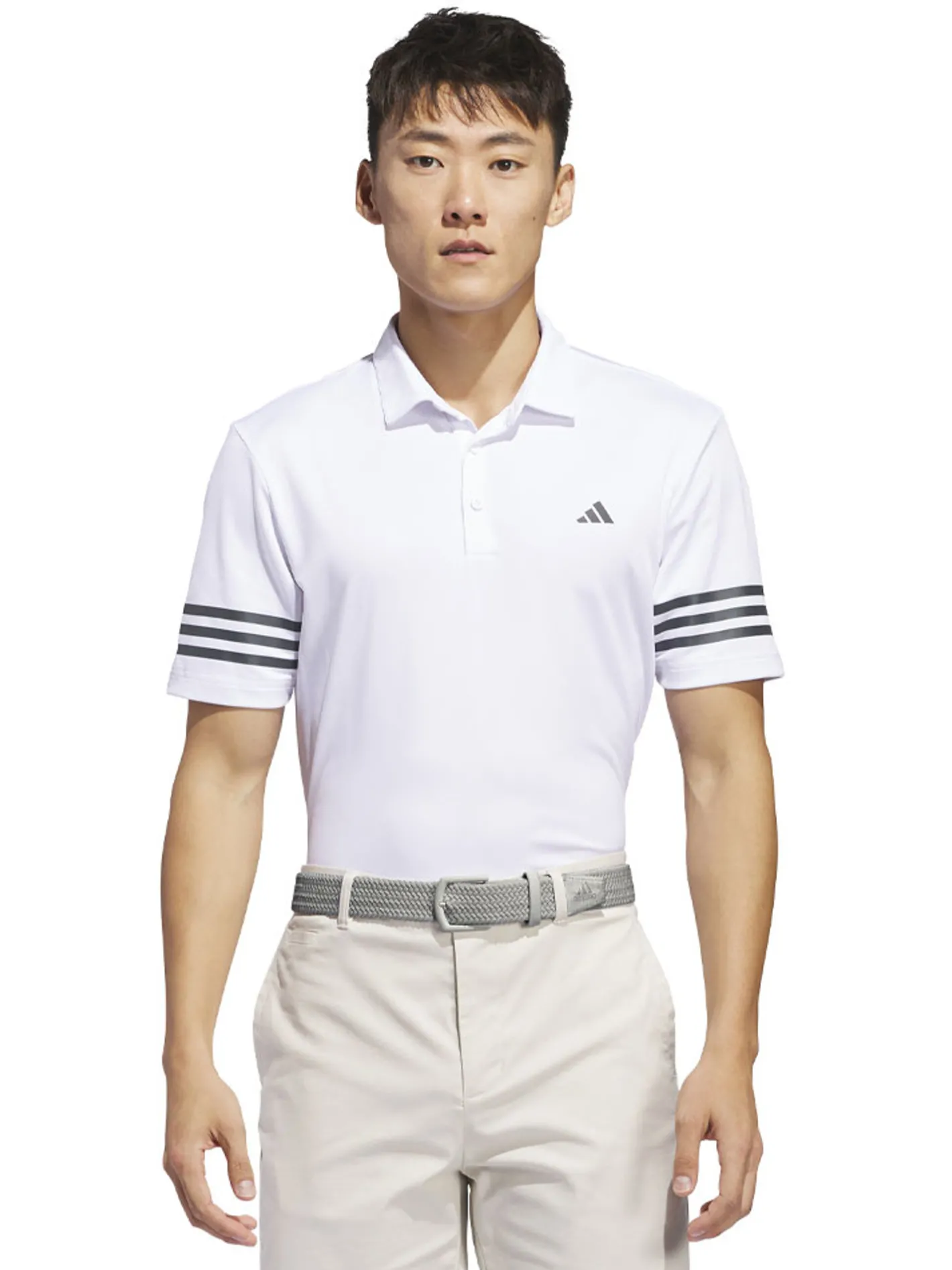 Adidas 3-Stripes Polo Shirt - White