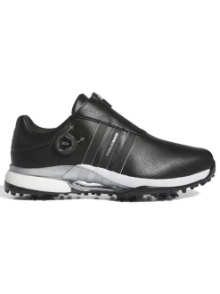 Adidas Tour360 24 BOA Boost Golf Shoes (Wide Fit) - Core Black/Core Black
