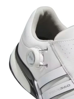 Adidas Tour360 24 BOA Boost Golf Shoes (Wide Fit) - Ftwr White/Ftwr White