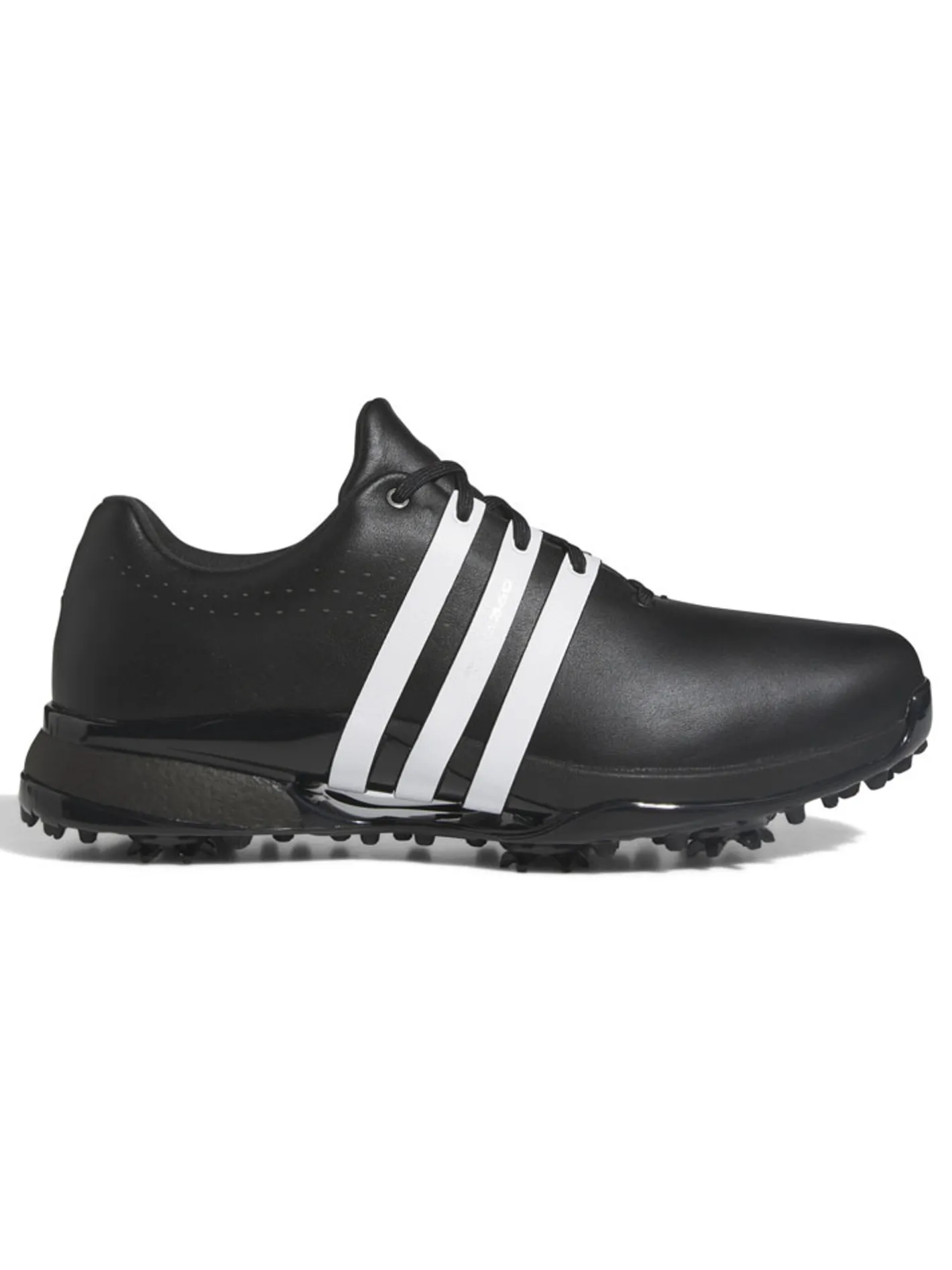 Adidas Tour360 24 Boost Golf Shoes (Wide Fit) - Core Black/Ftwr White