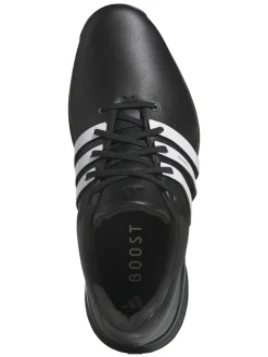 Adidas Tour360 24 Boost Golf Shoes (Wide Fit) - Core Black/Ftwr White