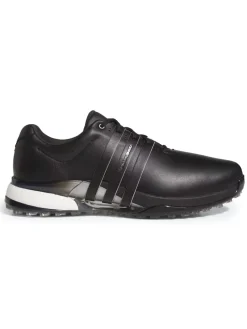 Adidas Tour360 25 Wide Spikeless Golf Shoes - Core Black/Silver Met./Core Black