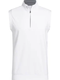 Adidas Ultimate365 Classic Quarter-Zip Vest - White