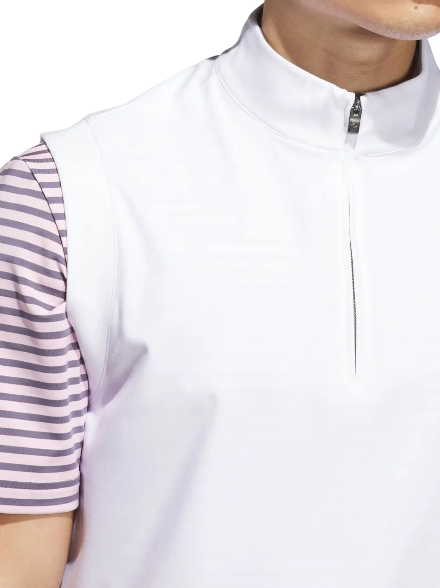 Adidas Ultimate365 Classic Quarter-Zip Vest - White