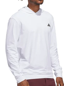 Adidas Ultimate365 Elevated Pullover Hoodie - White