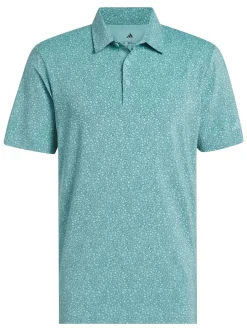 Adidas Ultimate365 Mini Bunker Polo Shirt - Mint Tone