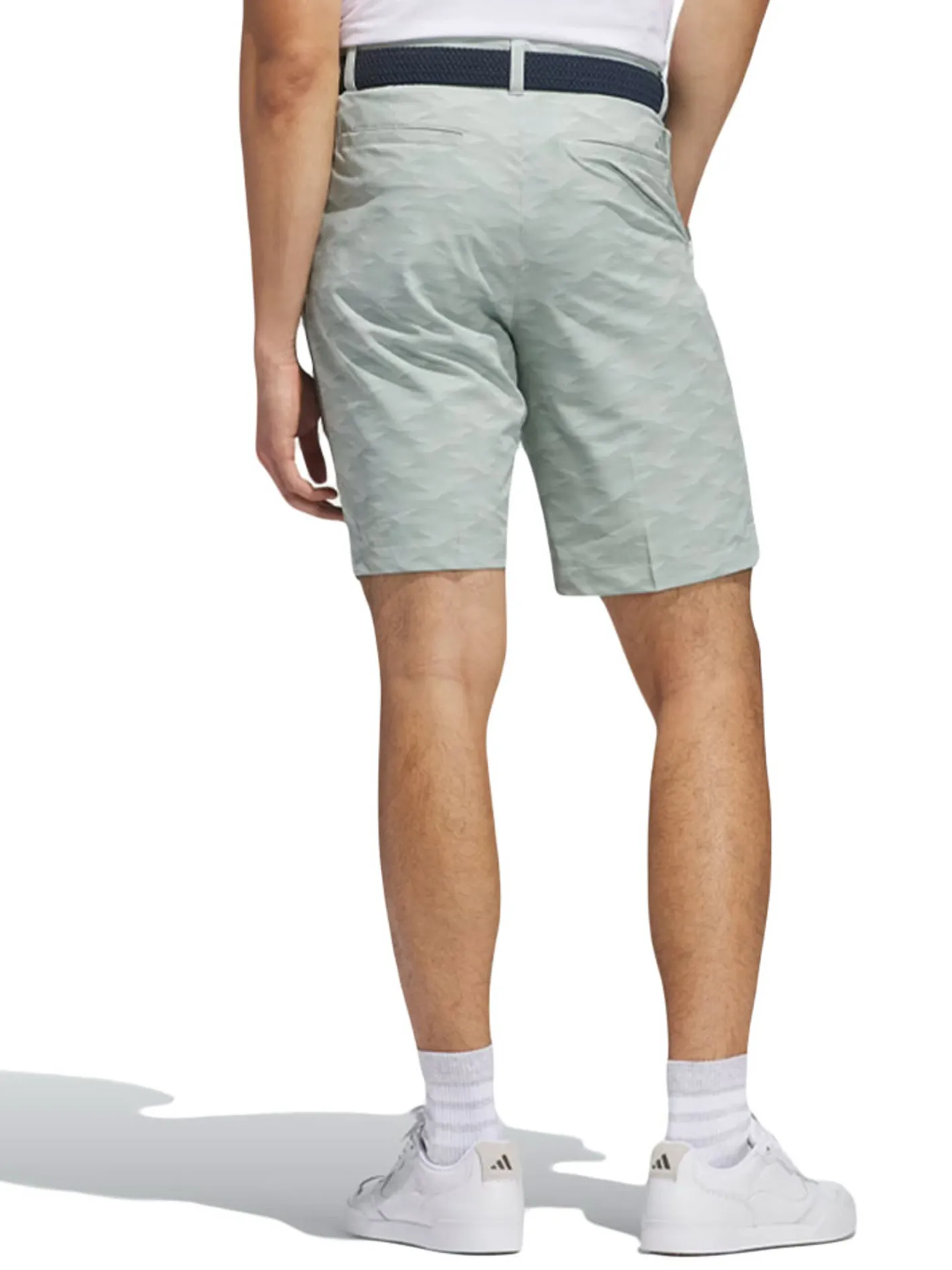 Adidas Ultimate365 Printed 9-Inch Golf Short - Wonder Silver