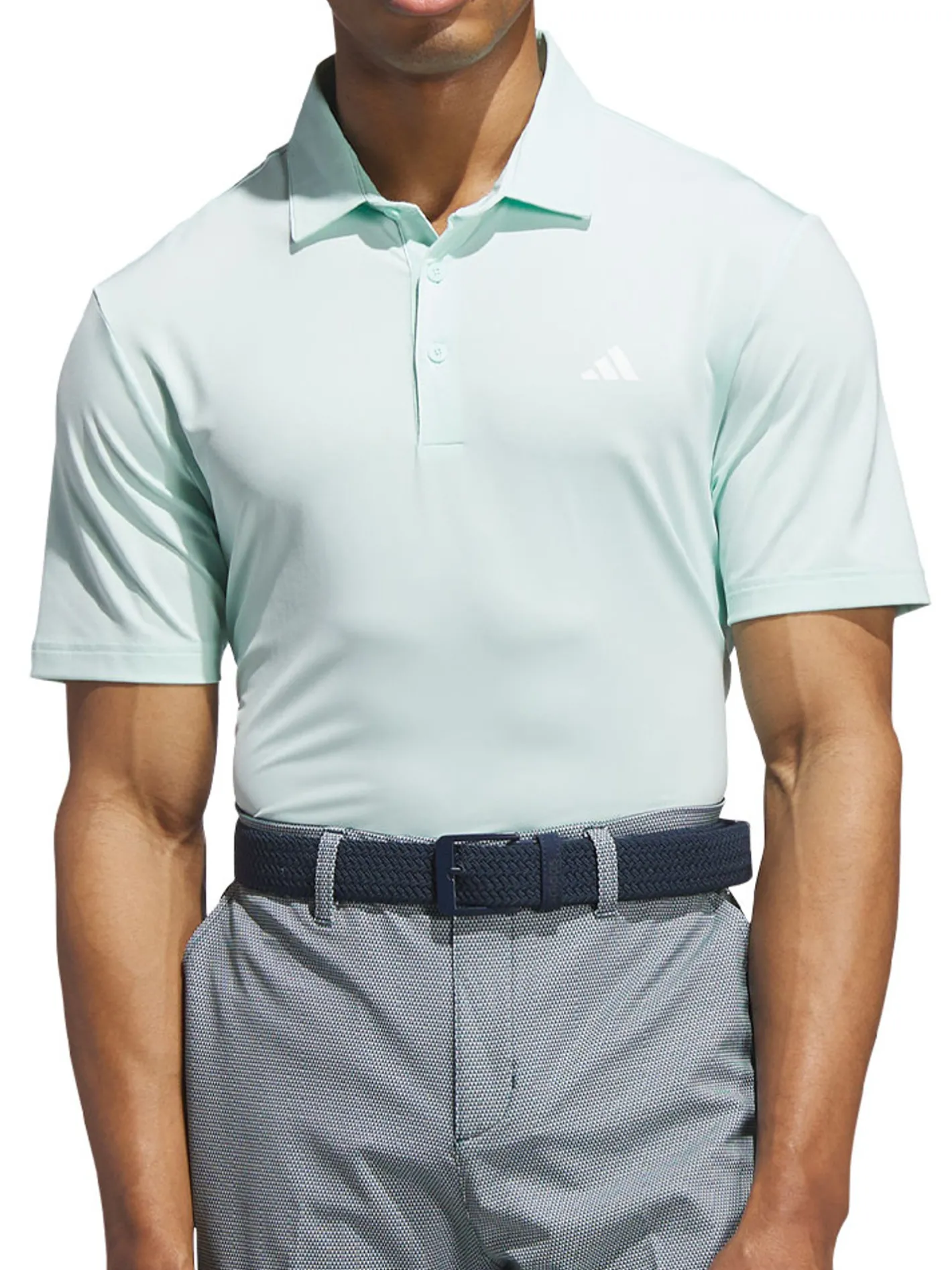 Adidas Ultimate365 Solid Polo Shirt - Semi Flash Aqua