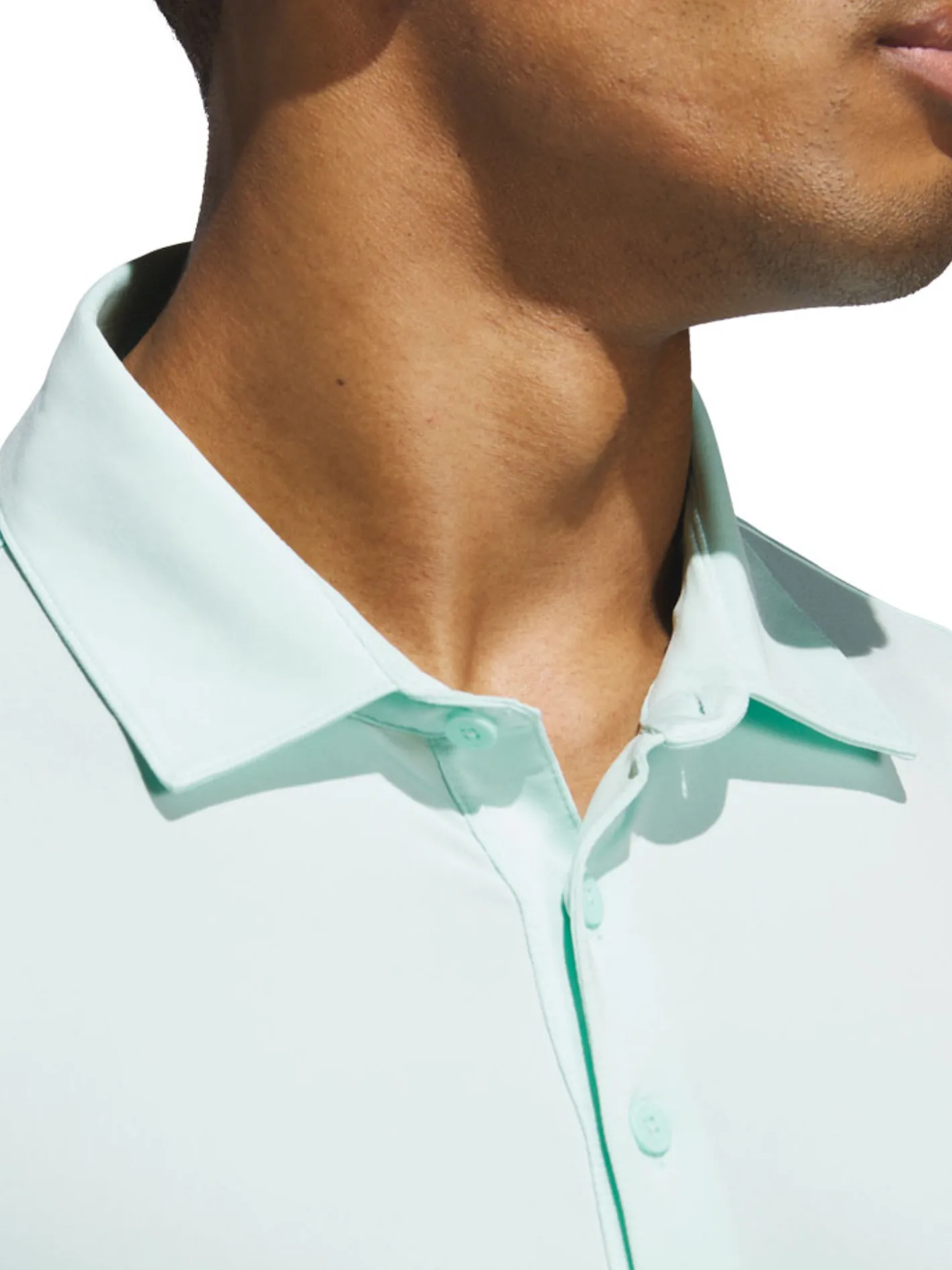 Adidas Ultimate365 Solid Polo Shirt - Semi Flash Aqua